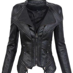 Real Darkness Leather Jacket, Size M